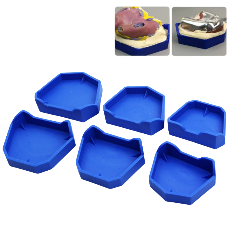 Model Kit Tool Set - 6pcs Dental Model Base Set Plaster