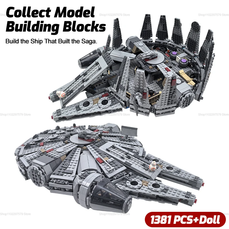 Model Kit Star Wars - 2026 New Advanced Spaceship Building Blocks