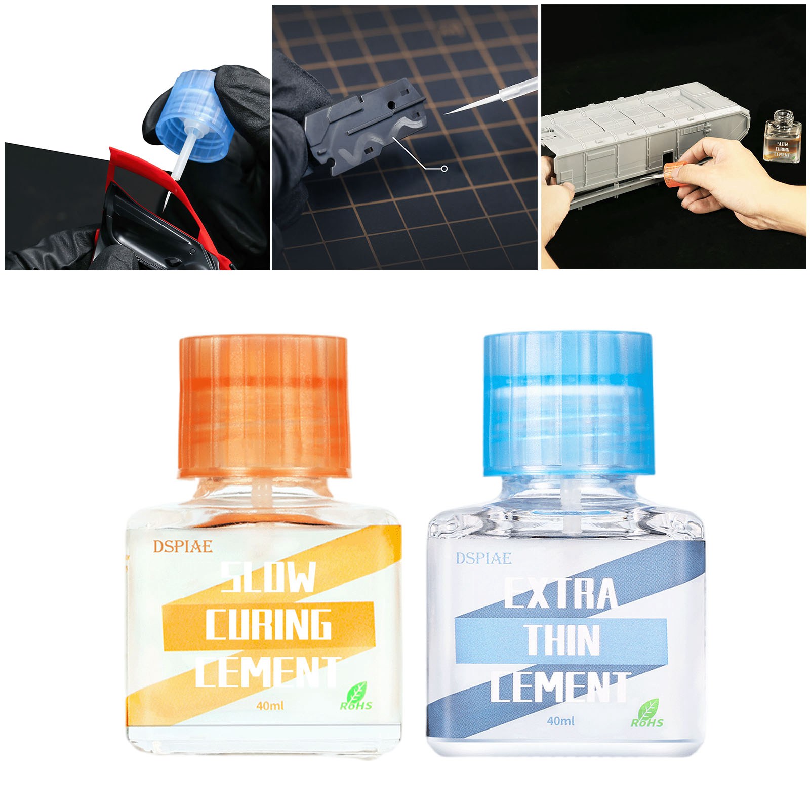 Model Kit Tool Set - DSPIAE ETC-01 ETC-02 Quick-drying Extra Thin