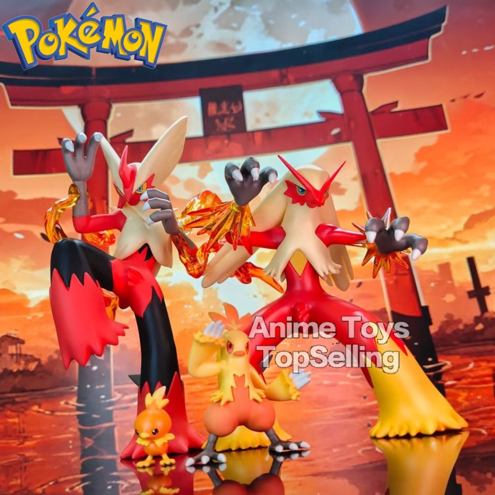 Model Kit Kyogre - 2-8cm Anime Pokemon Figure Blaziken Evolutionary
