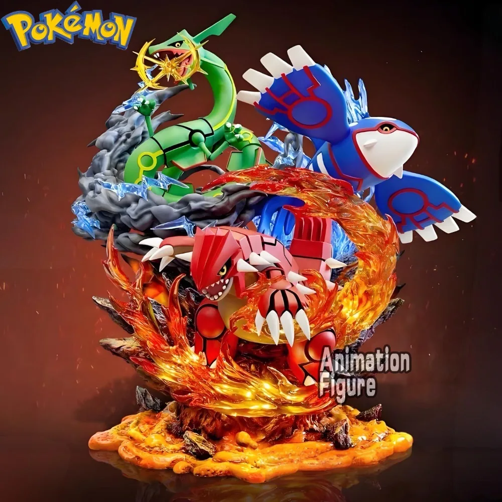 Model Kit Kyogre - 35cm/13.78in Anime Pokemon Figure Groudon Kyogre