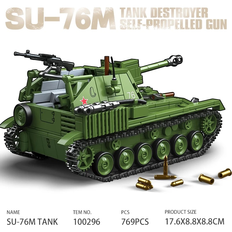 Model Kit Destroyer - The Soviet SU-76M Tank Destroyer Self