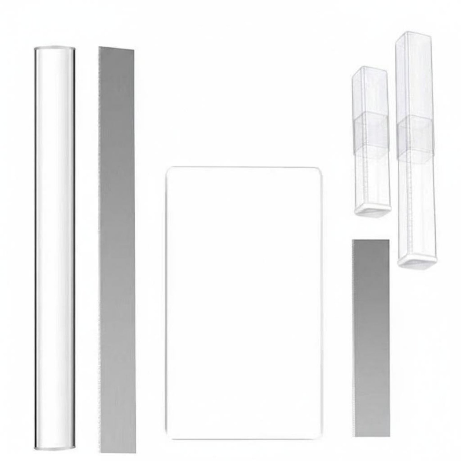 Model Kit Tool Set - 6 Pieces Acrylic Clay Cylinder and