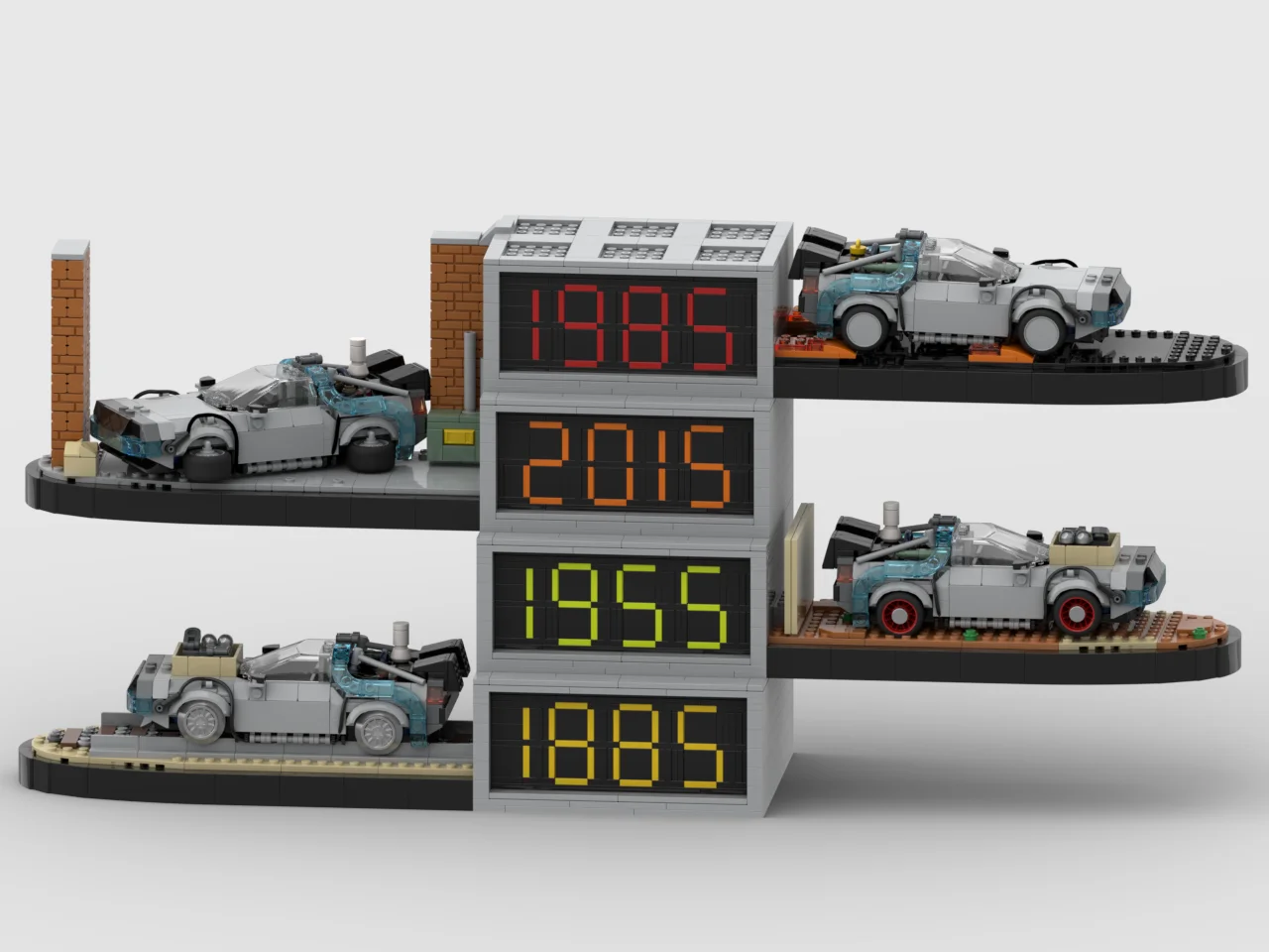Model Kit Kyogre - Moc Delorean Back To The Future