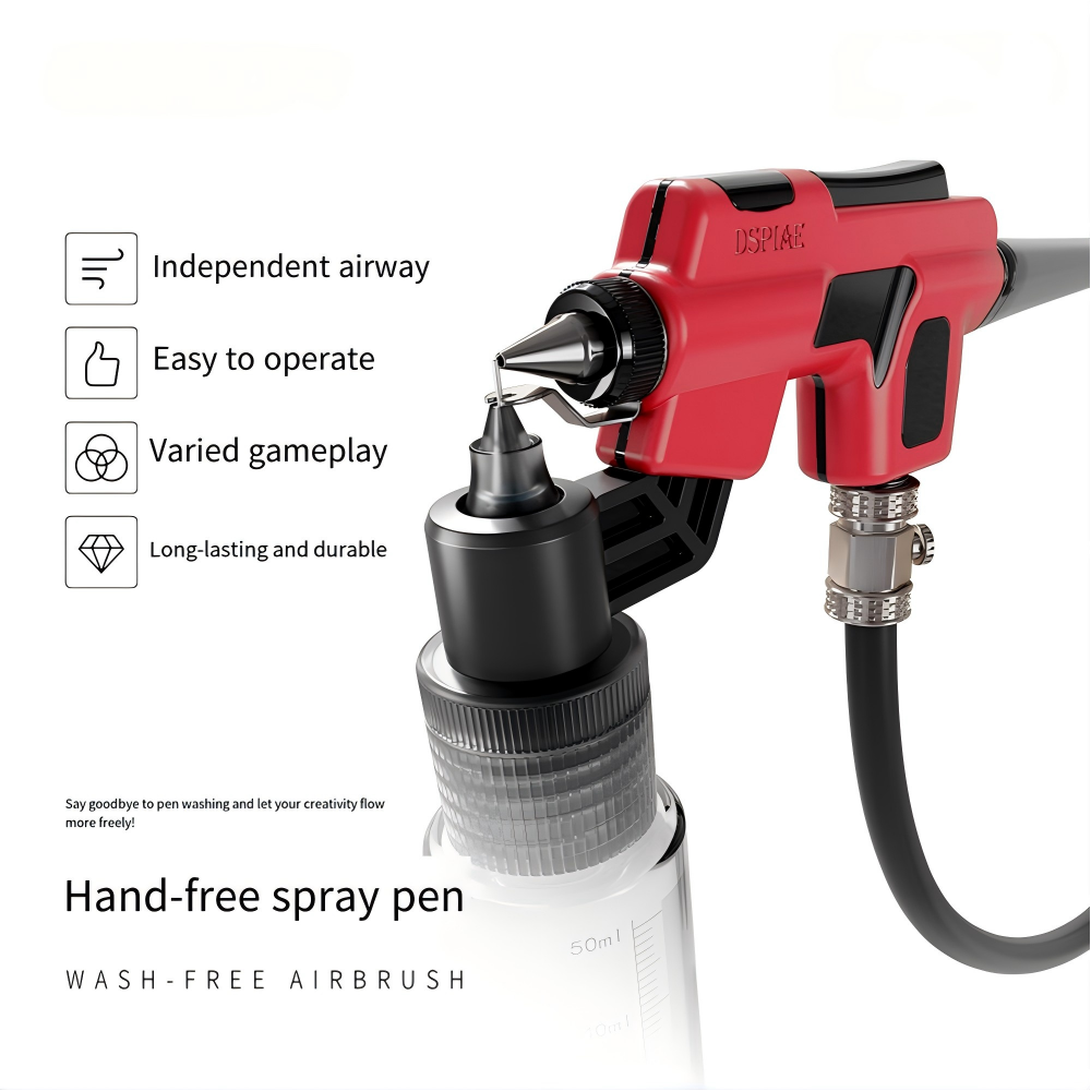 Model Kit Tool Set - DSPIAE PT-AB Wash-Free Airbrush Set with