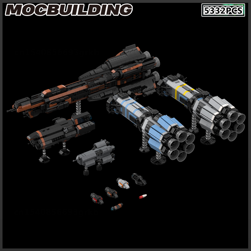 MOC Building Block Space Ship  - đánh giá và giá Model Kit Destroyer