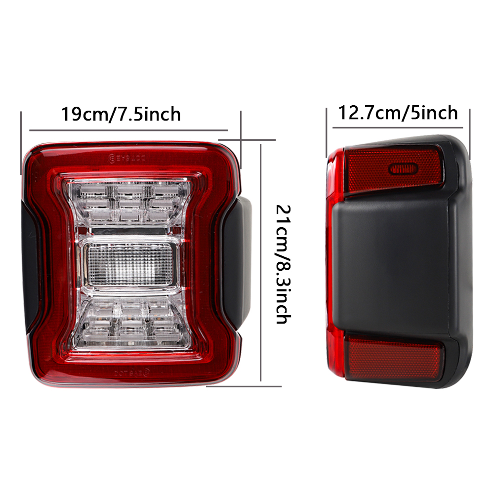 LED Tail Lights for Jeep Wrang - đánh giá và giá Model Kit Jeep