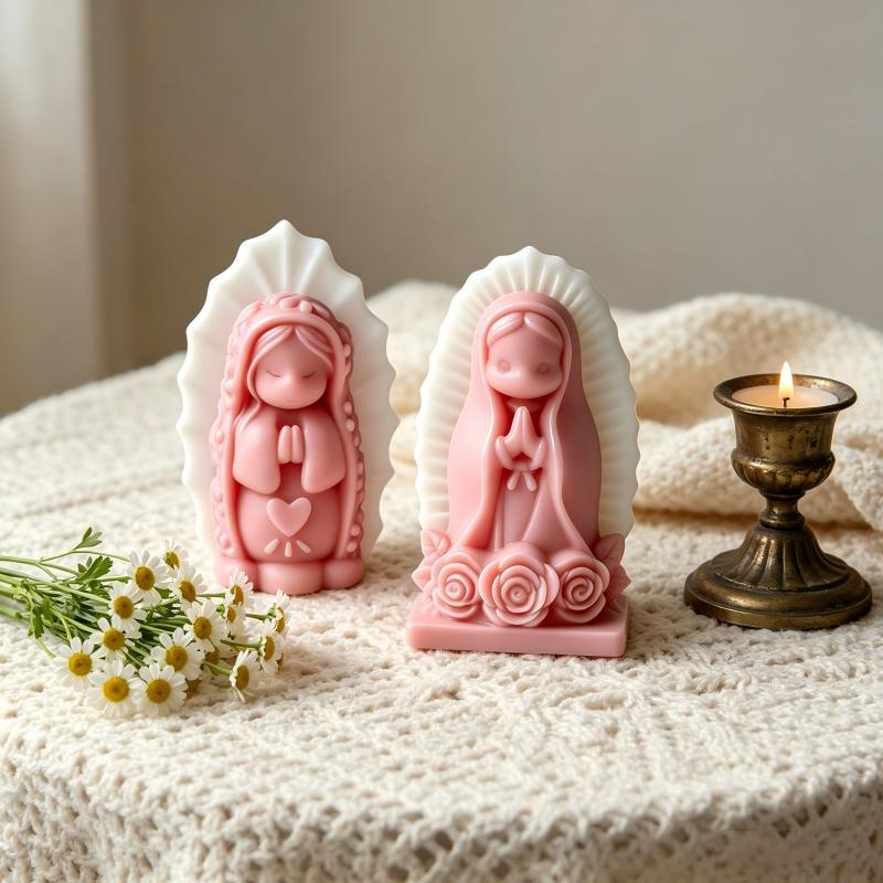 Prayer Girl Angel Silicone Can - đánh giá và giá Model Kit Cement
