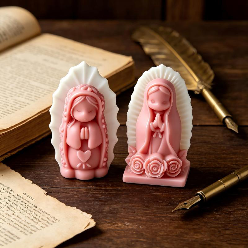 Prayer Girl Angel Silicone Can - đánh giá và giá Model Kit Cement