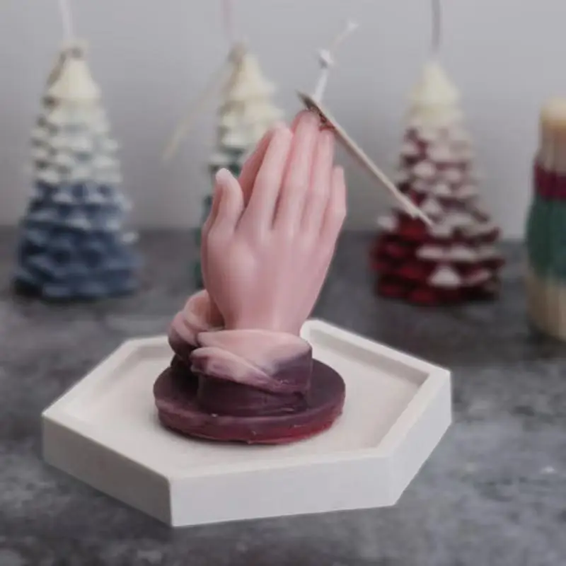Prayer Hands Silicone Candle M - đánh giá và giá Model Kit Cement