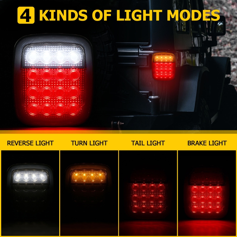 2pcs/set 16 LEDs Universal Tai - đánh giá và giá Model Kit Jeep