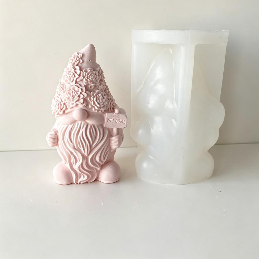 3D Santa Claus Dwarf Silicone  - đánh giá và giá Model Kit Cement
