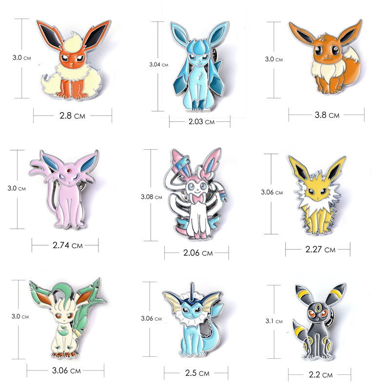 9 Style Pokemon Badges Evees F - đánh giá và giá Model Kit Umbreon