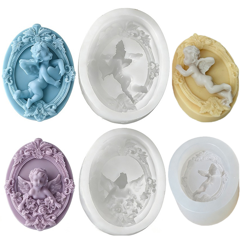 3D Embossed Angel Baby Silicon - đánh giá và giá Model Kit Cement