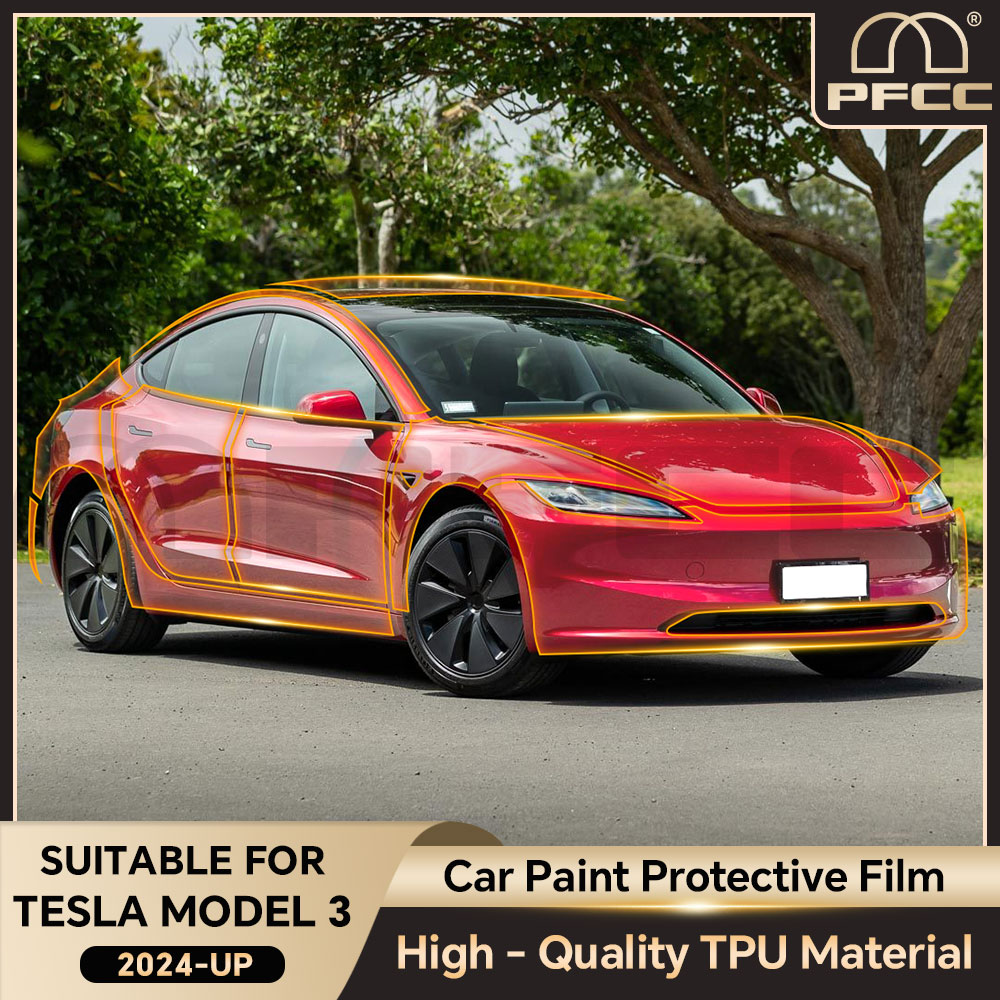 Paint Protection Film for Tesl - đánh giá và giá Logo Model Kit