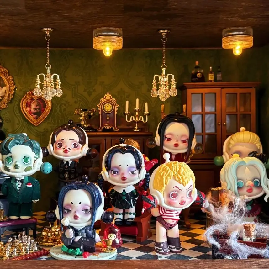 POP MART SKULLPANDA Addams Fam - đánh giá và giá Model Kit Anime Girl