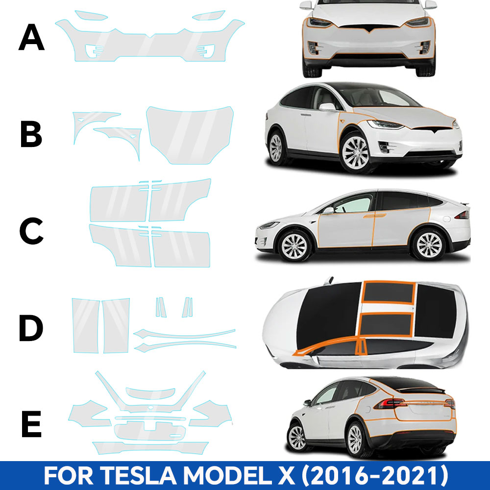 9MIL For Tesla Model X 2016-20 - đánh giá và giá Logo Model Kit