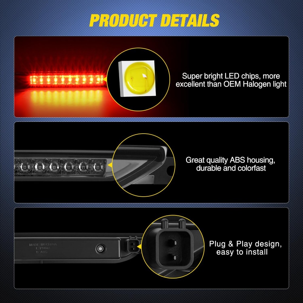 Nilight LED Third Brake Light  - đánh giá và giá Model Kit Jeep