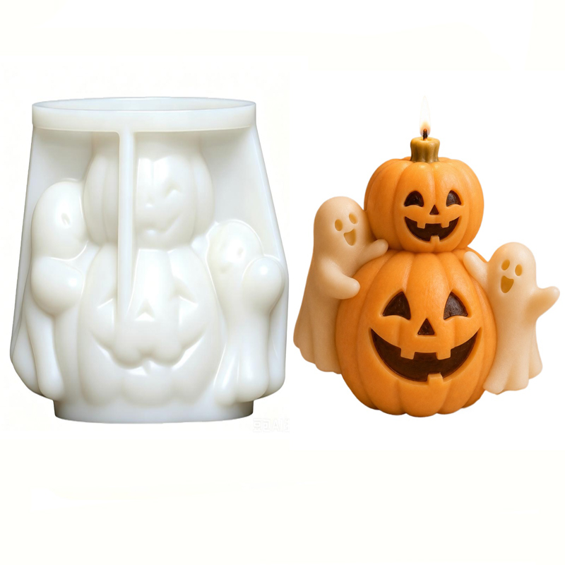 Smiling Pumpkin Ghost Silicone - đánh giá và giá Model Kit Cement