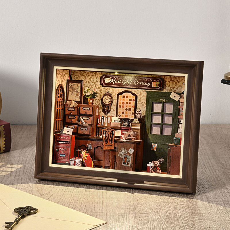 Retro Post Office Book Nook DI - đánh giá và giá Model Kit History