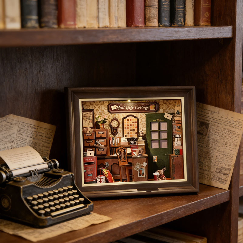 Retro Post Office Book Nook DI - đánh giá và giá Model Kit History