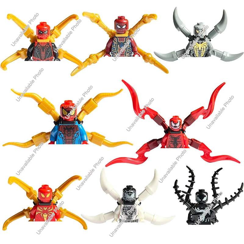 Hot Toys 8piece set of marvel  - đánh giá và giá Model Kit Spiderman