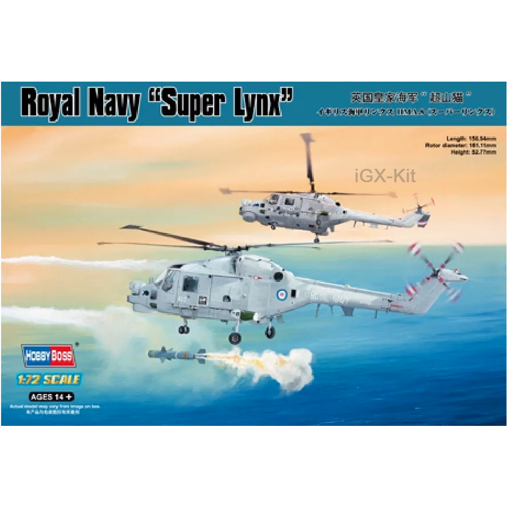 HobbyBoss 87238 1/72 Scale Roy - đánh giá và giá Model Kit Lynx