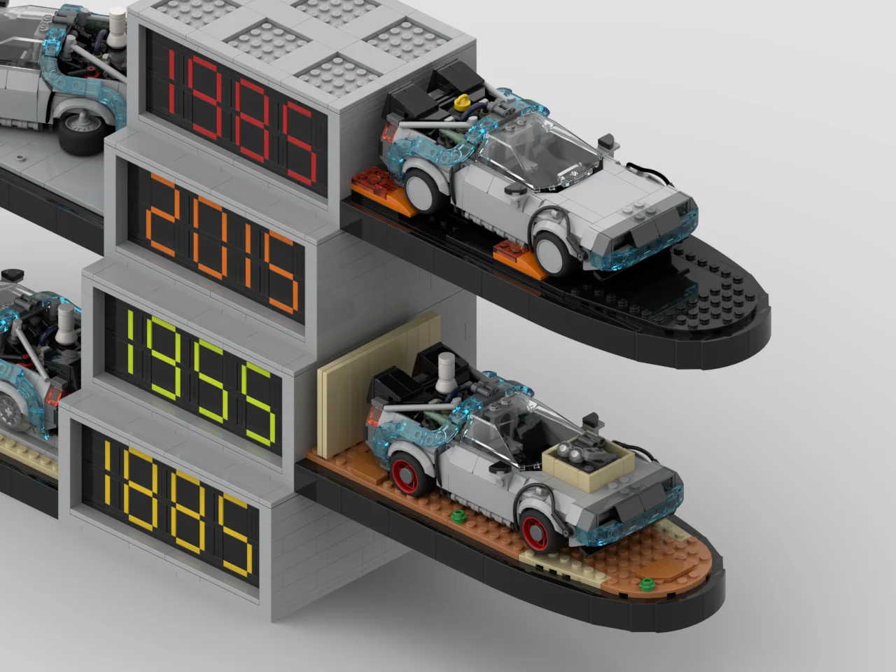 Moc Delorean Back To The Futur - đánh giá và giá Model Kit Kyogre