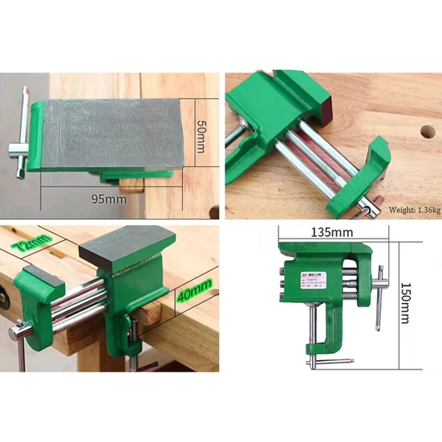 Table Bench Vise Bench Vise Je - đánh giá và giá Model Kit Vise