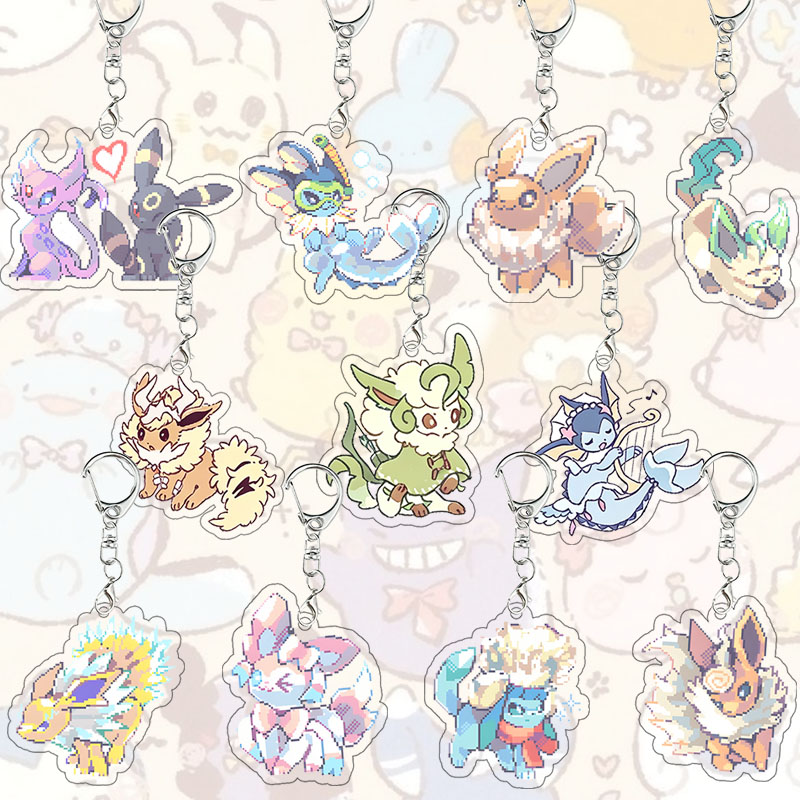 Pixel Eeveelutions Acrylic Key - đánh giá và giá Model Kit Umbreon
